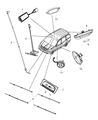 Ram C/V Dome Light Diagram - 5JG551DAAB