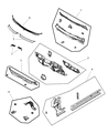 Dodge Journey Dash Panels Diagram - 5067841AF