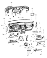 Jeep Grand Cherokee Glove Box Diagram - 6LB882X9AA