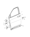 Jeep Compass Door Check Diagram - 68242951AA