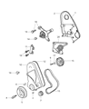 2002 Dodge Neon Timing Cover Diagram - 4777465