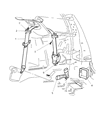 1999 Dodge Durango Seat Belt Diagram - 5FF461K9AE