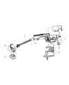 Dodge Caliber Steering Column Diagram - 5057279AJ