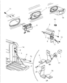 Dodge Trunk Lid Latch Diagram - 55076165AB