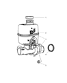 Jeep Brake Master Cylinder Diagram - 5189227AA