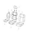 Chrysler Seat Cushion Diagram - 68138323AA