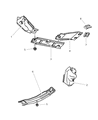 2002 Dodge Ram 3500 Exhaust Heat Shield Diagram - 55274738