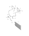 Ram ProMaster 3500 A/C Hose Diagram - 68161106AC