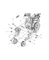 Chrysler Power Steering Pump Diagram - 4743969AC
