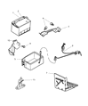 1998 Chrysler Concorde Battery Tray Diagram - 4580197AF
