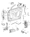 Chrysler Door Check Diagram - 4717229AC