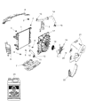Ram Radiator Diagram - 55056870AE