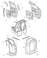 Dodge Ram 3500 Weather Strip Diagram - 55276203AH