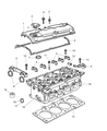 Chrysler PT Cruiser Cylinder Head Bolts Diagram - 6504033
