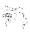 Dodge Durango Coolant Reservoir Diagram - 68244088AA