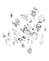 Jeep Renegade Armrest Diagram - 6DE67U8OAA