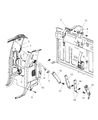 2008 Dodge Ram 3500 Seat Belt Diagram - 1JH321J3AA