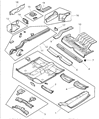 Dodge Intrepid Floor Pan Diagram - 4580010AN