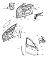 Chrysler Window Regulator Diagram - 4878108AG