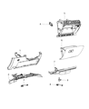 Dodge Durango Glove Box Diagram - 7CS07DX9AA