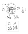 2020 Dodge Durango Steering Wheel Diagram - 6AD80DX9AA