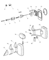 Dodge Sprinter 2500 Car Mirror Diagram - 5140544AA