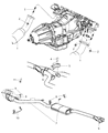 2008 Dodge Magnum Catalytic Converter Diagram - 4578936AC
