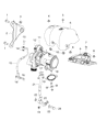 Jeep Compass Turbocharger Diagram - 68325875AA