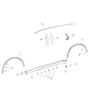 2020 Dodge Durango Door Moldings Diagram - 55399299AC