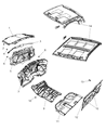 Dodge Ram 2500 Dash Panels Diagram - 55361481AA