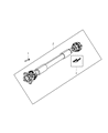 2012 Jeep Liberty Drive Shaft Diagram - 52853442AF