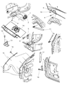 Chrysler Trunk Lid Latch Diagram - 5019039AB