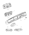 2002 Chrysler Voyager A/C Switch Diagram - 5019526AA