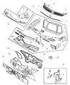 Dodge Neon Dash Panels Diagram - 4888882AB