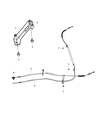 2014 Ram C/V Parking Brake Cable Diagram - 4779806AD