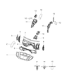 Jeep Grand Cherokee Dash Panels Diagram - 68259036AA