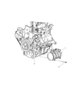 Chrysler PT Cruiser A/C Compressor Diagram - 5058031AA
