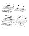 Jeep Wrangler Hood Diagram - 68281949AD