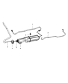Jeep Liberty Vapor Pressure Sensor Diagram - 52855827AA