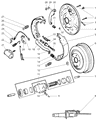 Dodge Durango Brake Drum Diagram - 52009595AC