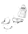 Dodge Viper Seat Cushion Diagram - 1HX571XBAA