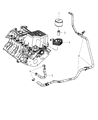 2008 Dodge Magnum Oil Cooler Diagram - 4892422AA