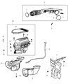 Chrysler Air Intake Coupling Diagram - 5184805AC
