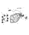 Dodge Durango Window Regulator Diagram - 68092215AA