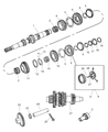 Chrysler PT Cruiser Synchronizer Ring Diagram - 5083806AA