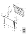 Jeep Cherokee Radiator Diagram - 68284108AA