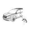 Dodge Yaw Sensor Diagram - 56029563AB
