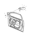 Dodge Intrepid Car Mirror Diagram - 4805582AA