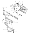 Chrysler PT Cruiser Intake Manifold Diagram - 4693162AD