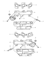 Jeep Commander Exhaust Manifold Diagram - 53013692AB